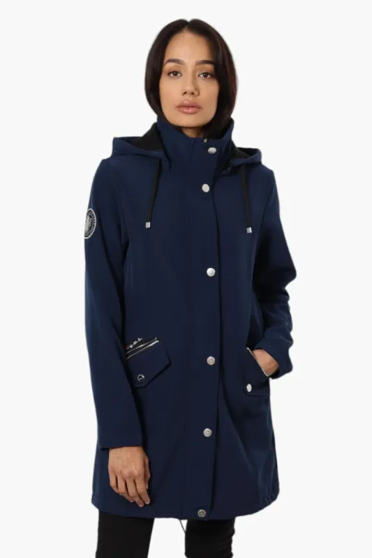 Canada Weather Gear Hooded Lightweight Jacket - Navy sold by Fairweather