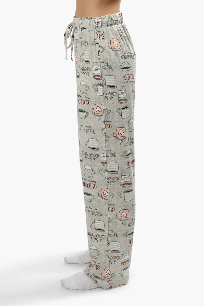 Canada Weather Gear Coffee Print Pajama Pants - Grey sold by Fairweather product image thumbnail 3