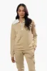 Canada Weather Gear Solid Half Zip Sweatshirt - Beige sold by Fairweather