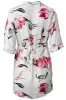 Printed Roll Up Sleeve Tunic Shirt - White sold by Fairweather