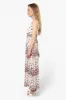 Beechers Brook Floral Sleeveless Belted Maxi Dress - White sold by Fairweather