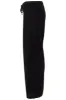 Solid Tie Waist Crinkle Pants - Black sold by Fairweather