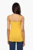 Majora Solid Basic Cami Tank Top - Yellow sold by Fairweather
