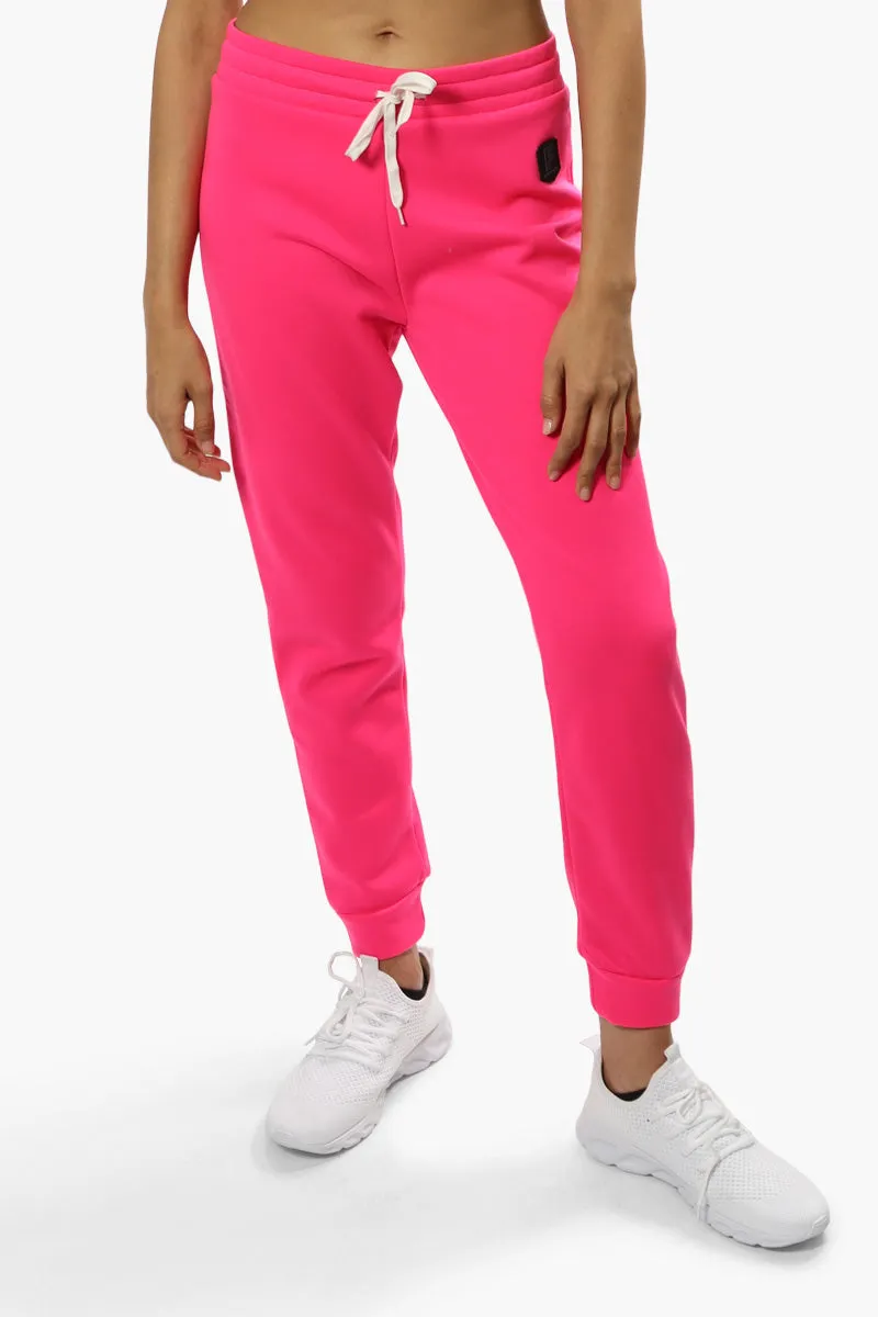 Fahrenheit Brooklyn Print Joggers - Pink sold by Fairweather