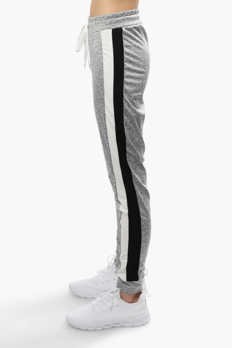 Fahrenheit Tie Waist Side Stripe Joggers - Grey sold by Fairweather product image thumbnail 3
