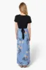 Limite Floral Crossover Maxi Dress - Blue sold by Fairweather