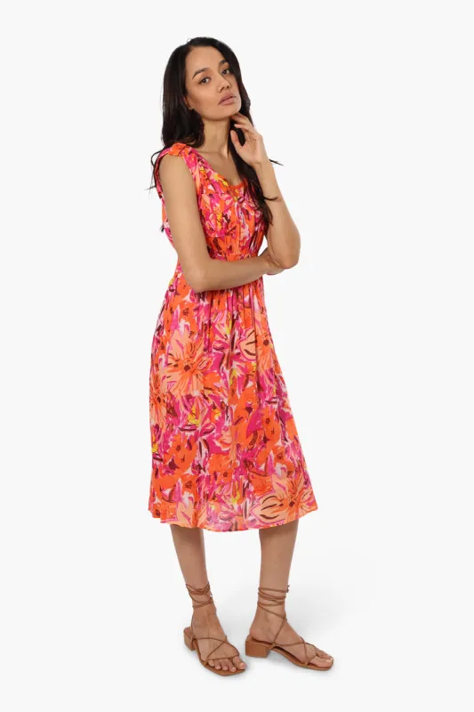 Impress Floral Flap Pocket Day Dress - Multi sold by Fairweather