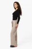 International INC Company Solid Belted Palazzo Pants - Beige sold by Fairweather