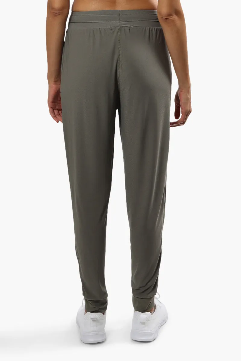 Beechers Brook Solid Tie Waist Jogger Pants - Olive sold by Fairweather product image thumbnail 4