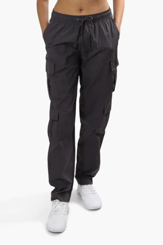 Canada Weather Gear Tie Waist Cargo Pants - Grey sold by Fairweather