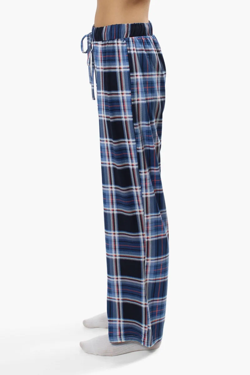 Canada Weather Gear Plaid Print Pajama Pants - Blue sold by Fairweather product image thumbnail 3