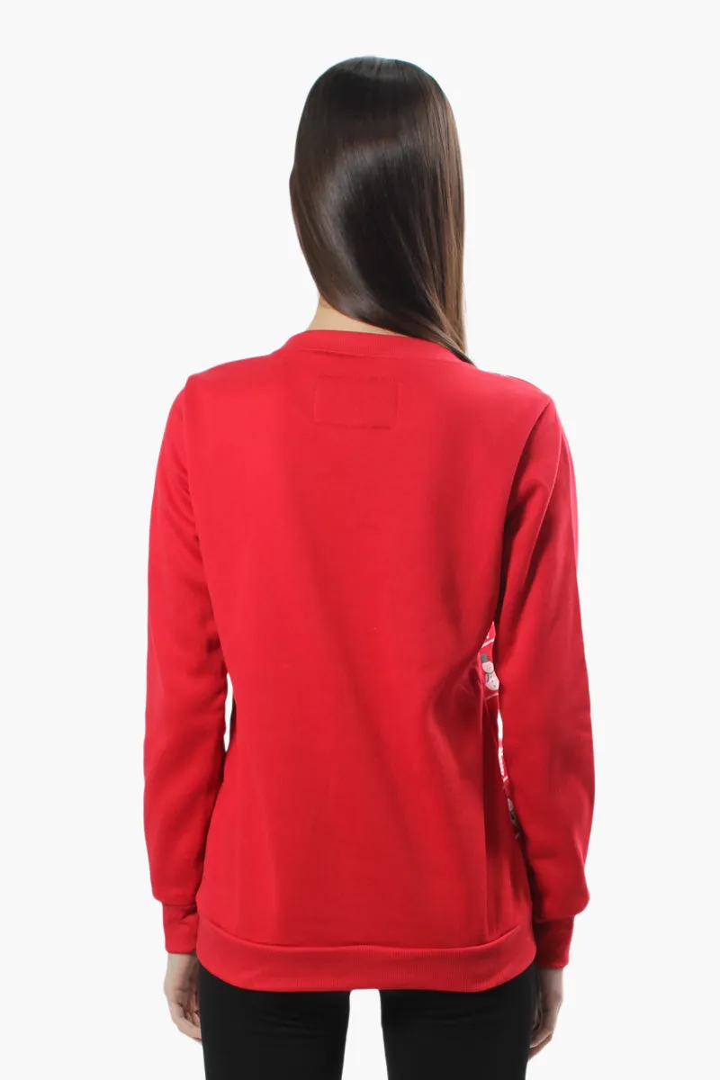 Ugly Christmas Sweater Festive Print Christmas Sweater - Red sold by Fairweather product image thumbnail 4