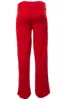 Solid Wide Leg Belted Pants - Red sold by Fairweather