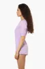 New Look Short Sleeve Button Down Romper - Lavender sold by Fairweather