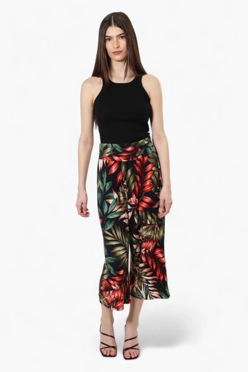 International INC Company Floral Culottes Pants - Navy sold by Fairweather product image thumbnail 2