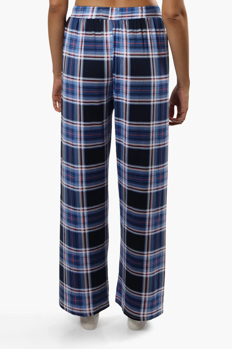 Canada Weather Gear Plaid Print Pajama Pants - Blue sold by Fairweather product image thumbnail 4