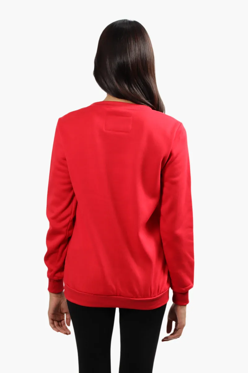 Ugly Christmas Sweater Festive Print Christmas Sweater - Red sold by Fairweather product image thumbnail 4