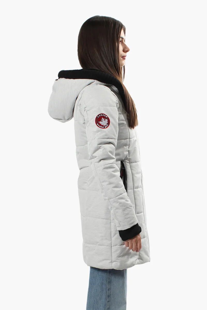 Canada Weather Gear Solid Ribbed Hood Parka Jacket - Grey sold by Fairweather product image thumbnail 3