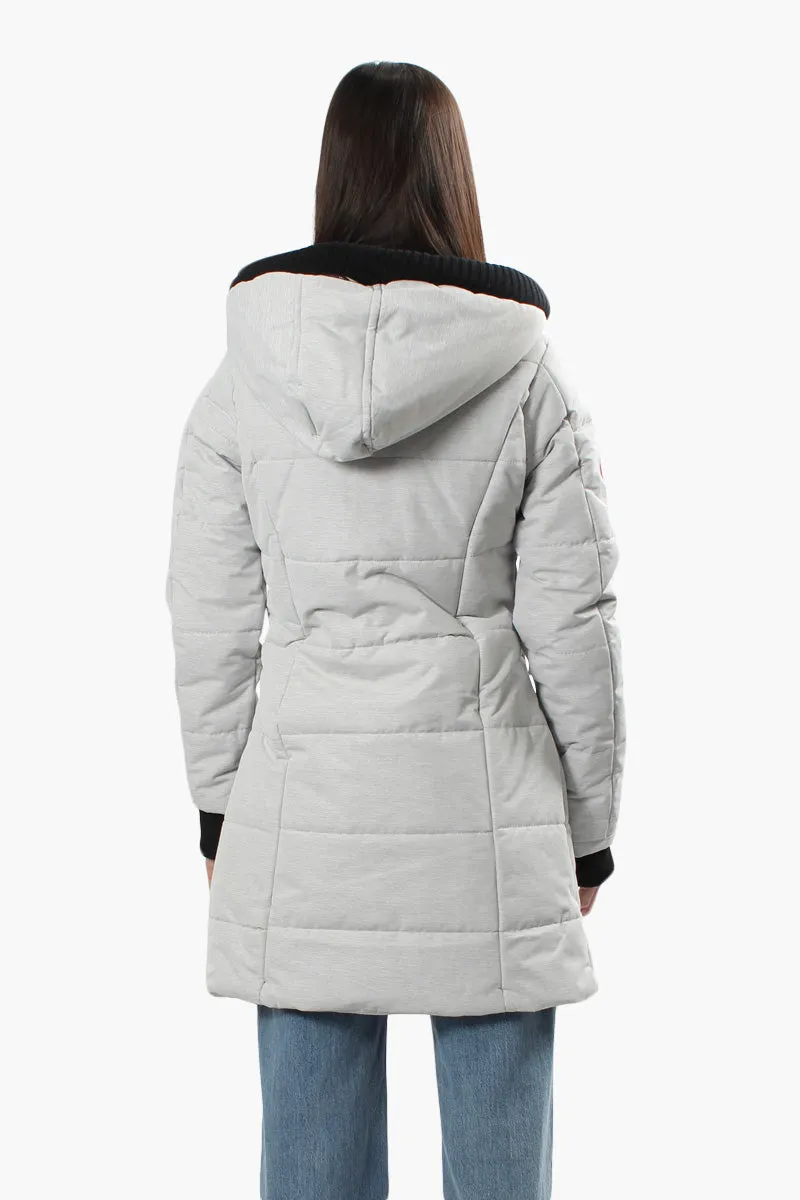 Canada Weather Gear Solid Ribbed Hood Parka Jacket - Grey sold by Fairweather product image thumbnail 4