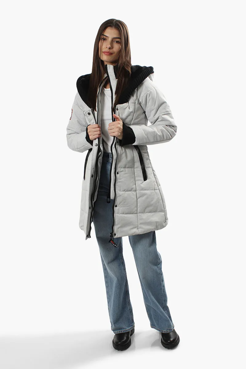 Canada Weather Gear Solid Ribbed Hood Parka Jacket - Grey sold by Fairweather product image thumbnail 2