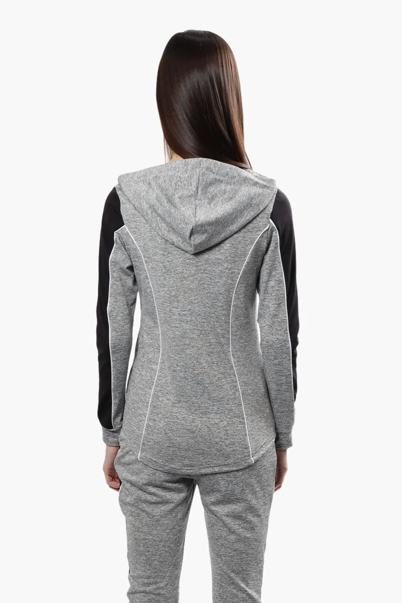 Canada Weather Gear Front Zip Piping Detail Hoodie - Grey sold by Fairweather product image thumbnail 4