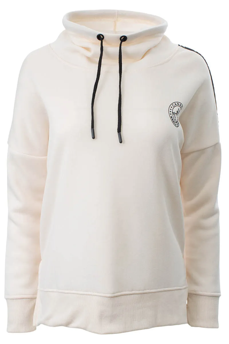 Canada Weather Gear Side Slit Mock Neck Sweatshirt - Blush sold by Fairweather