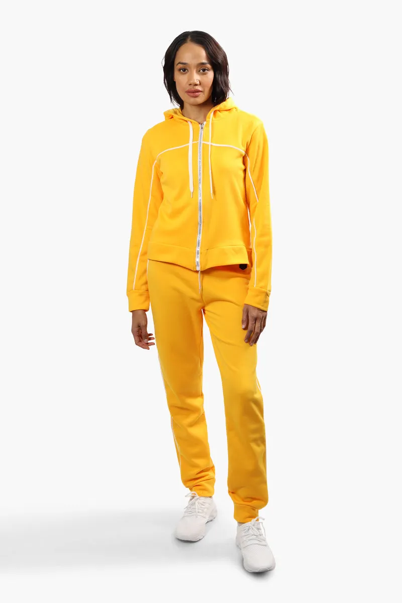 Fahrenheit Solid Piping Detail Joggers - Yellow sold by Fairweather product image thumbnail 2