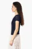 Impress Cap Sleeve Crochet Shrug Cardigan - Navy sold by Fairweather
