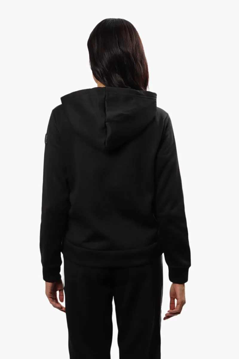 Fahrenheit Solid Piping Detail Hoodie - Black sold by Fairweather product image thumbnail 4