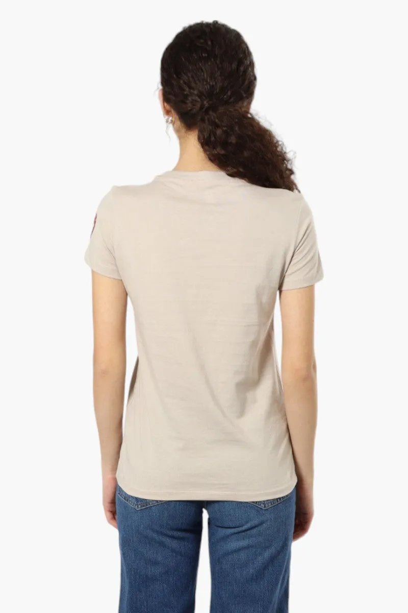 Canada Weather Gear Mountain Print Tee - Beige sold by Fairweather product image thumbnail 4