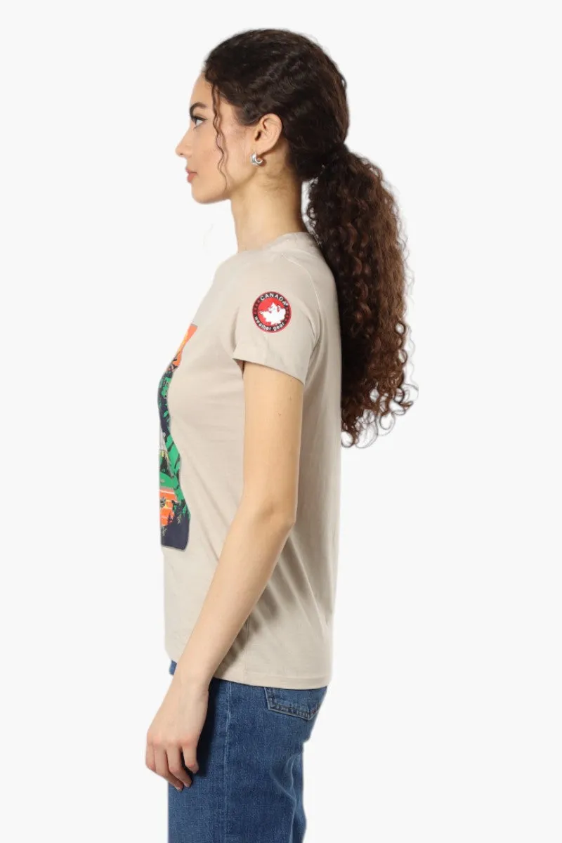Canada Weather Gear Mountain Print Tee - Beige sold by Fairweather product image thumbnail 3