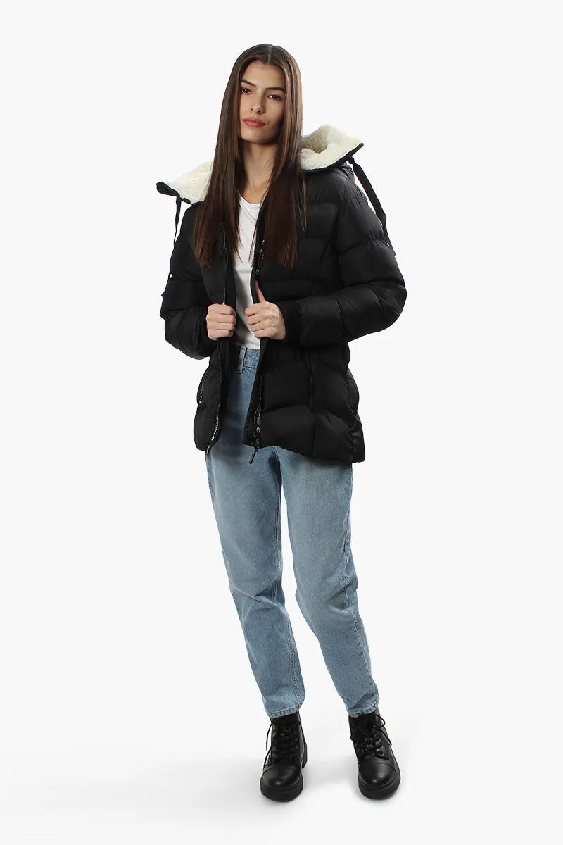 Canada Weather Gear Sherpa Hood Bomber Jacket - Black sold by Fairweather product image thumbnail 2