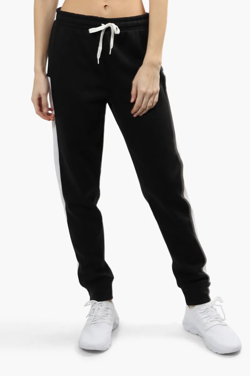 Canada Weather Gear Solid Side Stripe Joggers - Black sold by Fairweather