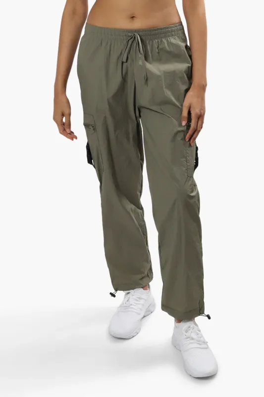 Urbanology Cargo Parachute Pants - Olive sold by Fairweather