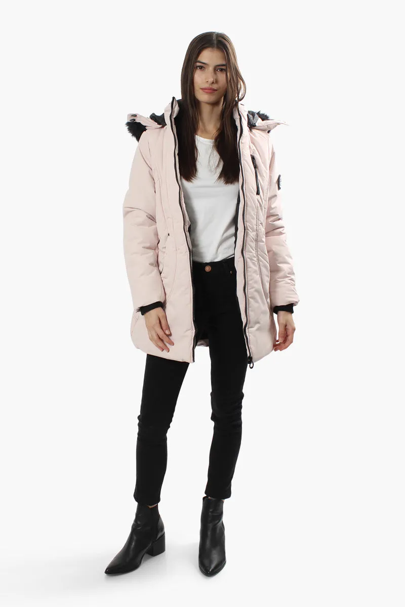 Oppenheimer Curve Stitch Parka Jacket - Pink sold by Fairweather product image thumbnail 2