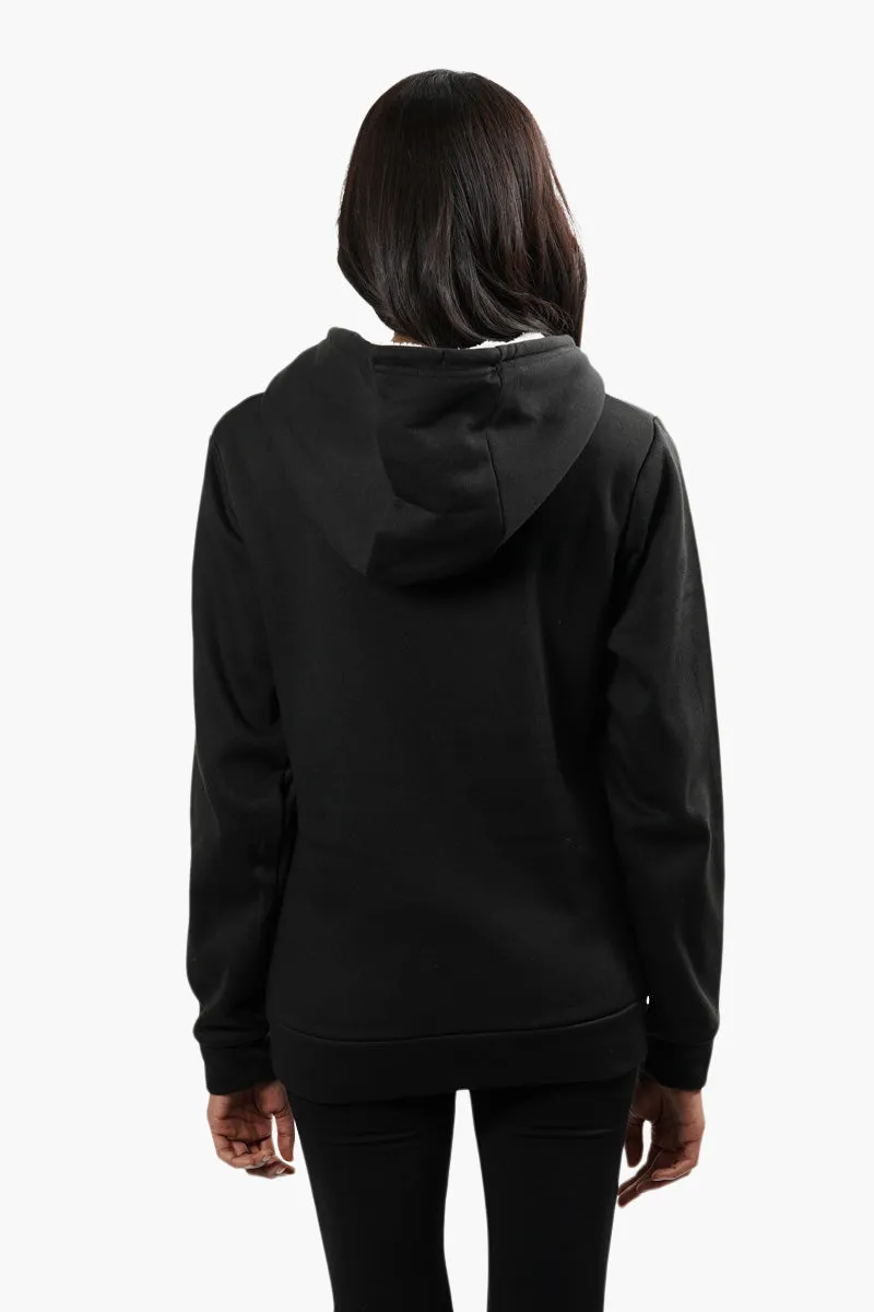 Fahrenheit Sherpa Lined Front Zip Hoodie - Black sold by Fairweather product image thumbnail 4