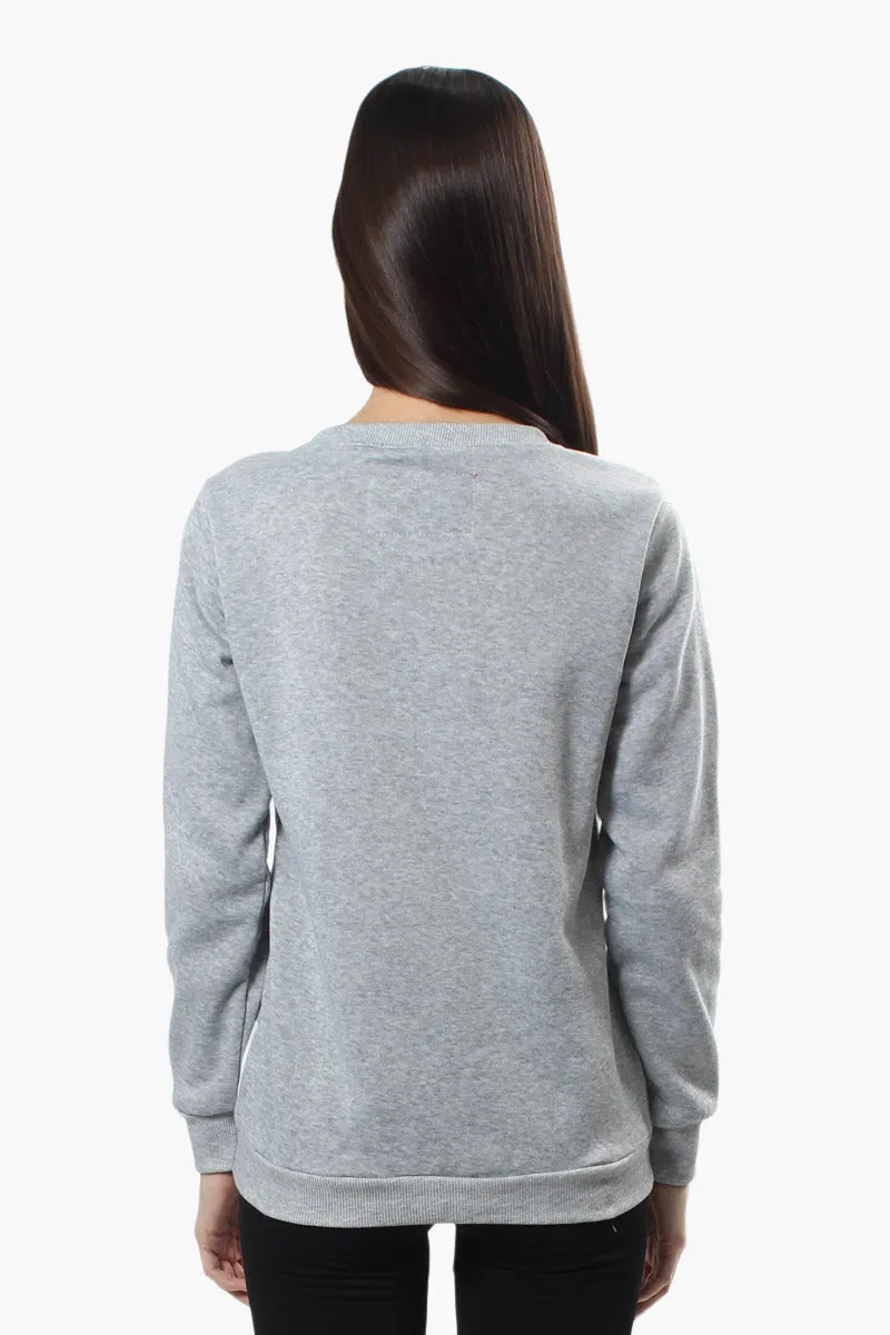 Ugly Christmas Sweater Snowman Print Christmas Sweater - Grey sold by Fairweather product image thumbnail 4