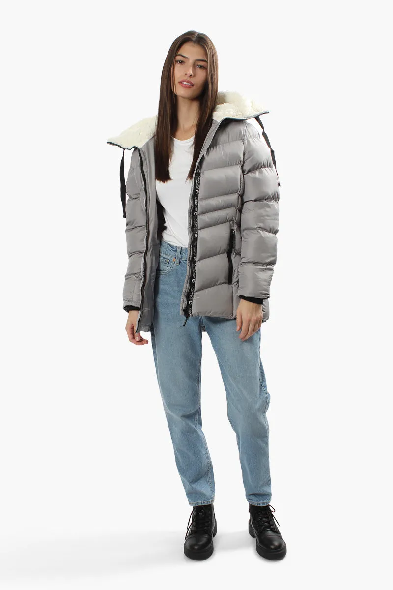 Canada Weather Gear Sherpa Hood Bomber Jacket - Grey sold by Fairweather product image thumbnail 2
