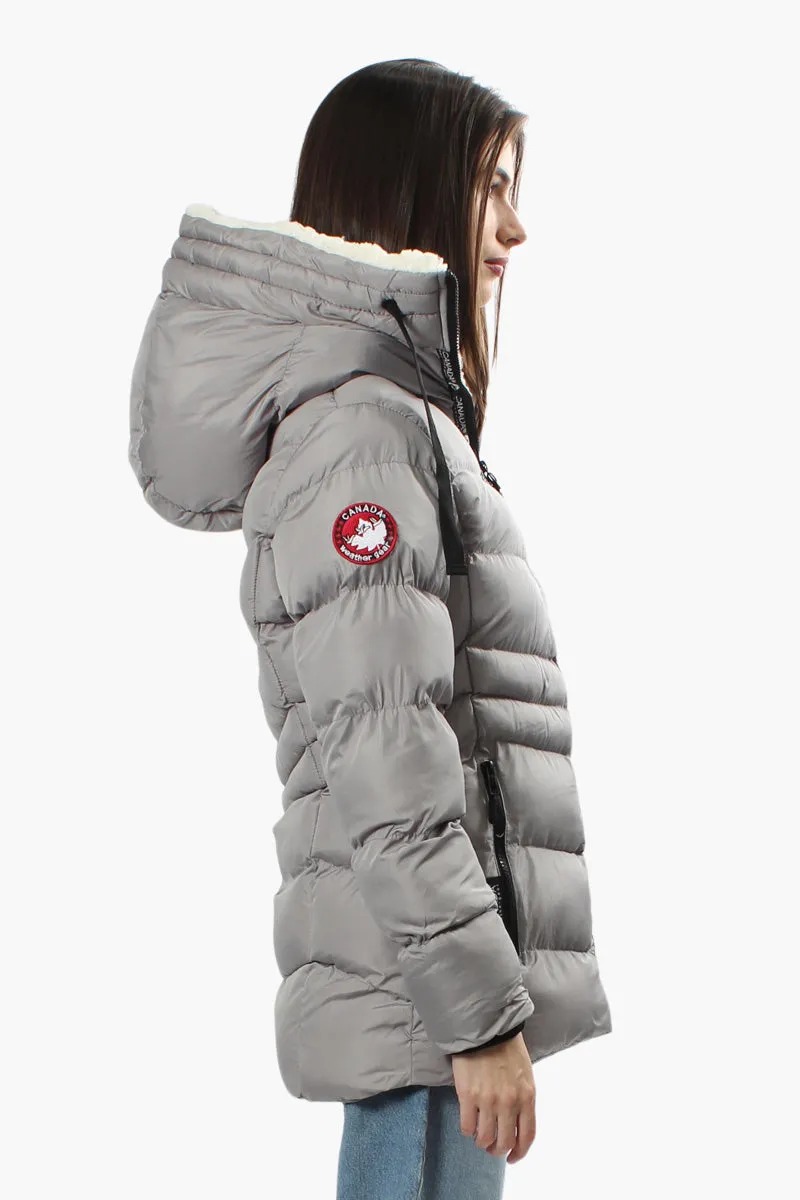 Canada Weather Gear Sherpa Hood Bomber Jacket - Grey sold by Fairweather product image thumbnail 3