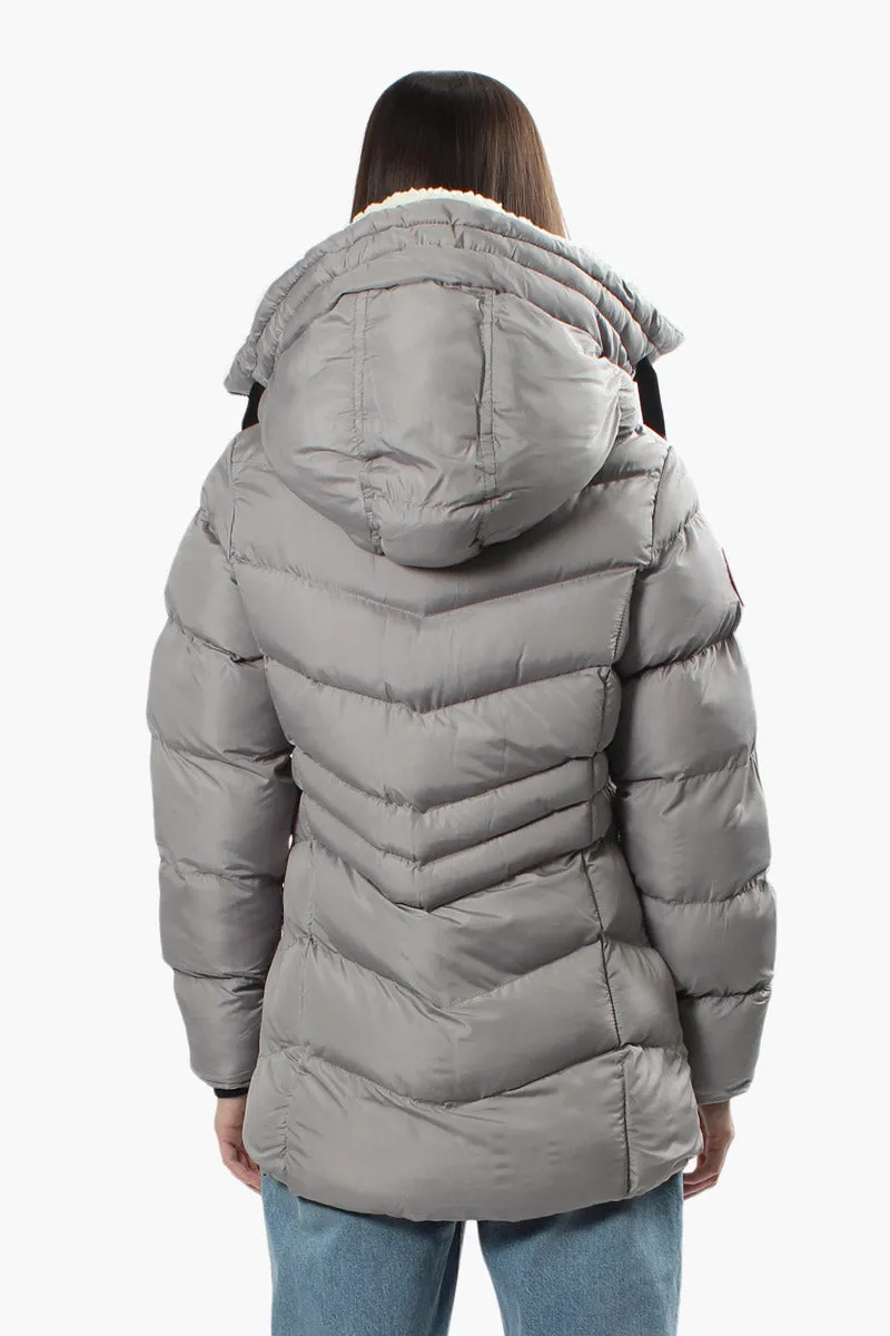 Canada Weather Gear Sherpa Hood Bomber Jacket - Grey sold by Fairweather product image thumbnail 4