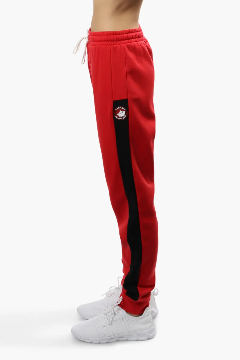 Canada Weather Gear Solid Side Stripe Joggers - Red sold by Fairweather product image thumbnail 3