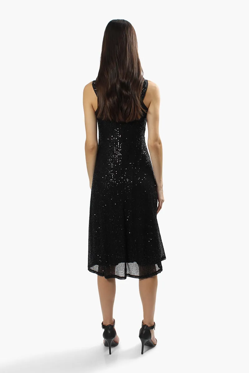Limite Sleeveless Sequin Cocktail Dress - Black sold by Fairweather product image thumbnail 4