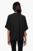 International INC Company Dotted Pattern Short Sleeve Wrap Cardigan - Black sold by Fairweather