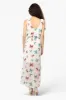 Limite Butterfly Pattern Sleeveless Tank Maxi Dress - White sold by Fairweather