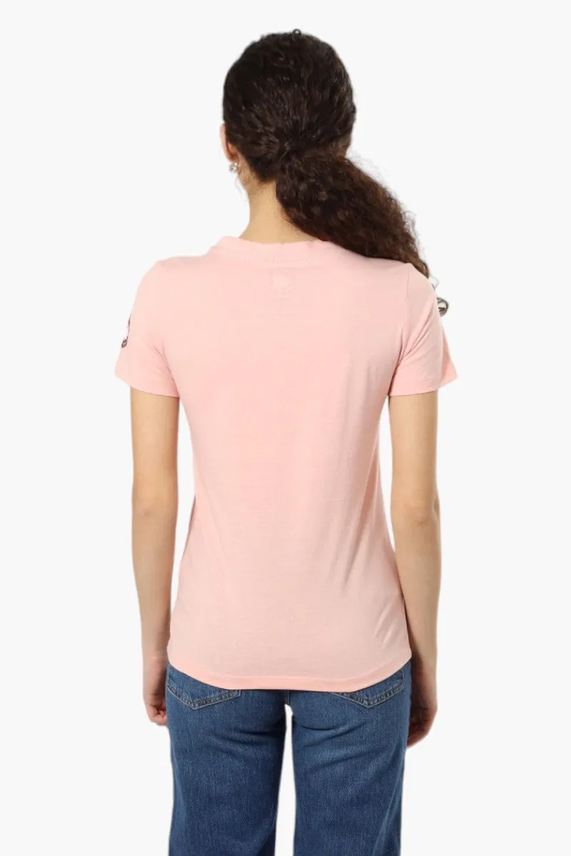 Canada Weather Gear Moose Print Tee - Pink sold by Fairweather product image thumbnail 4