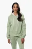 Canada Weather Gear Pocket Sleeve Sherpa Hoodie - Green sold by Fairweather