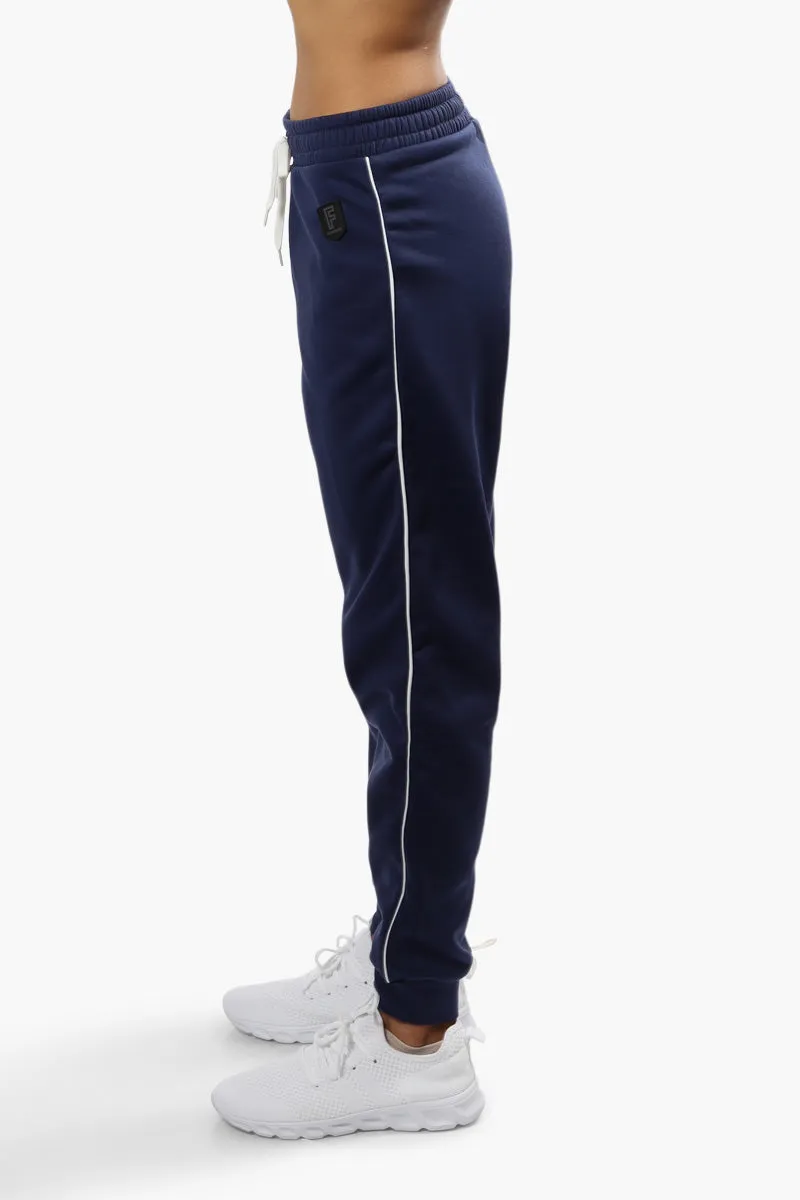 Fahrenheit Solid Piping Detail Joggers - Navy sold by Fairweather product image thumbnail 3