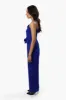 Limite Belted Ruffle Detail Jumpsuit - Blue sold by Fairweather