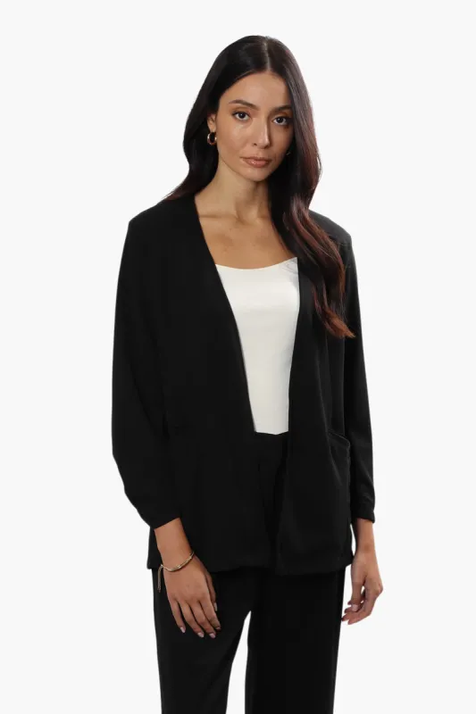 Limite Cinched Button Cuff Blazer - Black sold by Fairweather