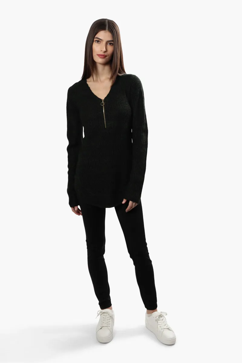 International INC Company Striped Pullover Sweater - Olive sold by Fairweather product image thumbnail 2